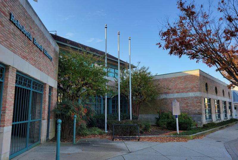 Rehoboth Beach Public Library officials have proposed cutting the size of the downtown facility by a third by removing services from the far westerly lot. However, they would like to retain control of the lot so it could be filled with a complementary use. CHRIS FLOOD PHOTO